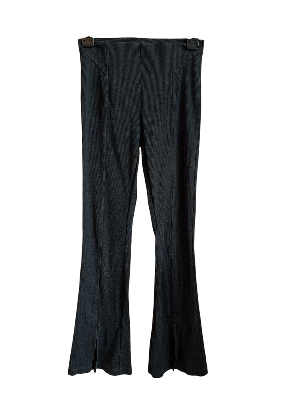 Zara Gray Ribbed Leggings